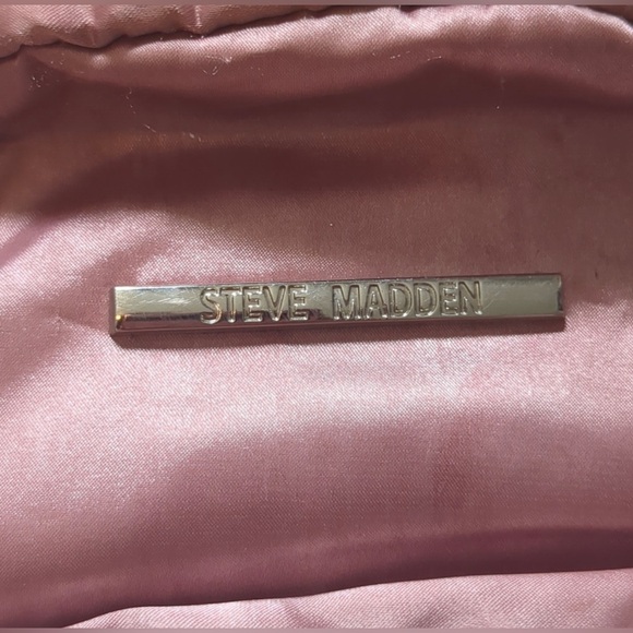 Steve Madden Blush Pink Satin Mini Backpack Purse - Picture 2 of 5